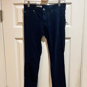 Ag Adriano Goldschmied navy cordorouy jeans size 28